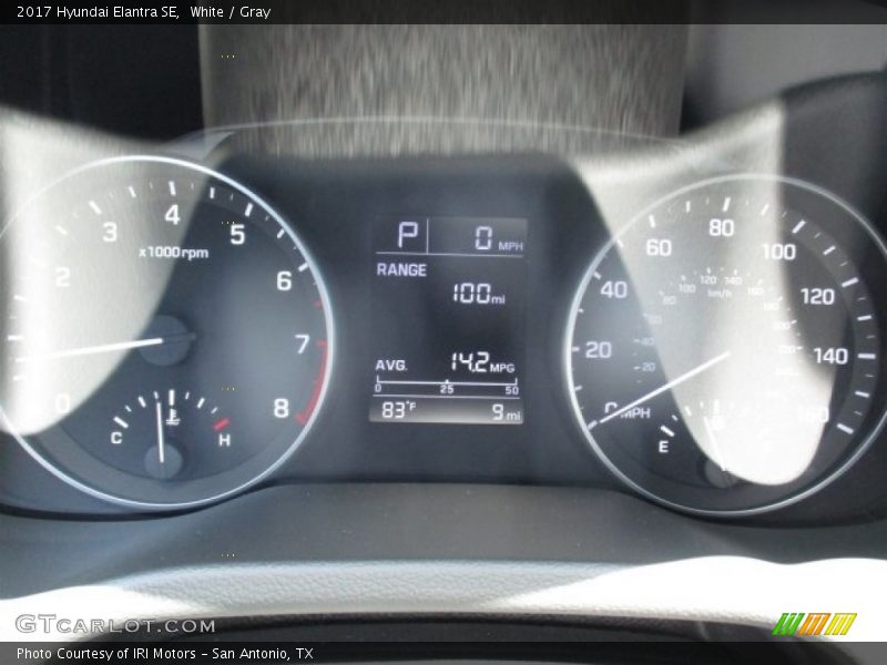 White / Gray 2017 Hyundai Elantra SE