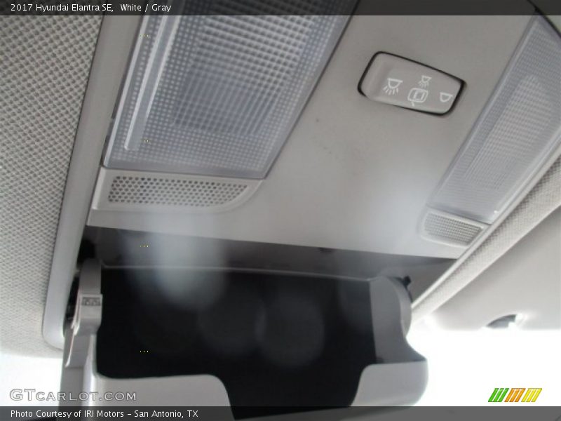 White / Gray 2017 Hyundai Elantra SE