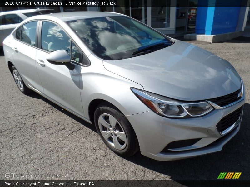 Silver Ice Metallic / Jet Black 2016 Chevrolet Cruze LS Sedan