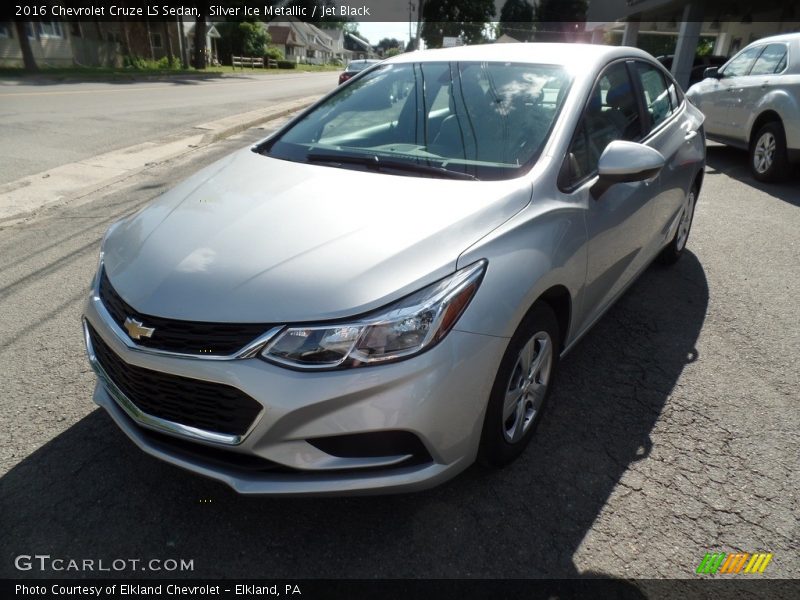 Silver Ice Metallic / Jet Black 2016 Chevrolet Cruze LS Sedan