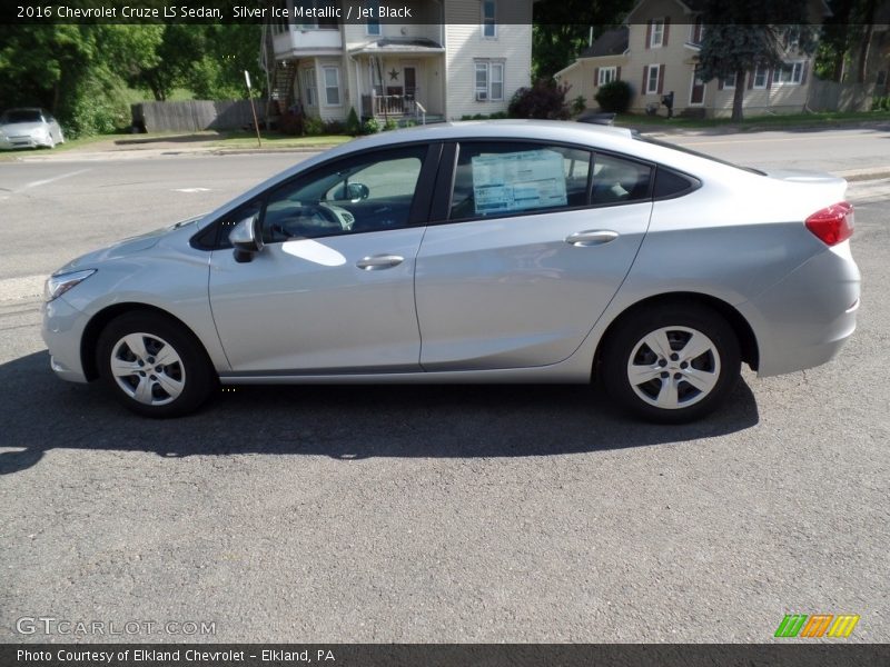 Silver Ice Metallic / Jet Black 2016 Chevrolet Cruze LS Sedan