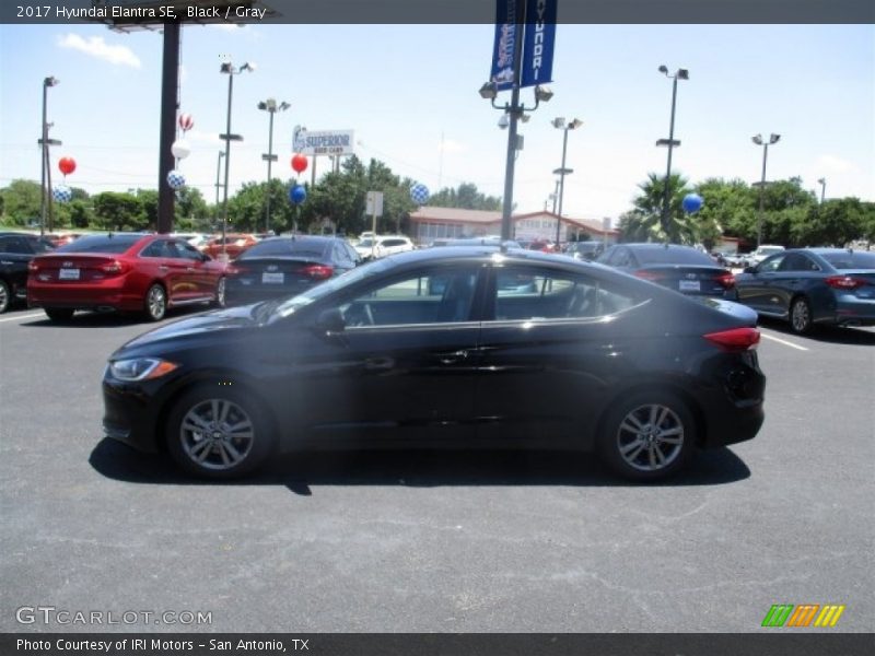 Black / Gray 2017 Hyundai Elantra SE