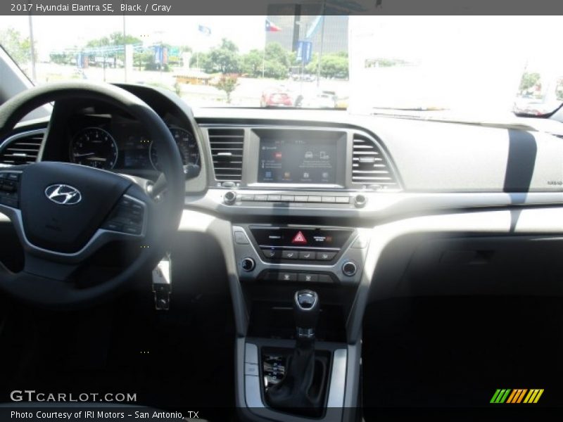 Black / Gray 2017 Hyundai Elantra SE