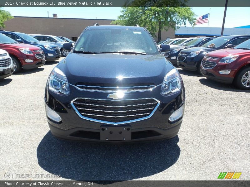 Blue Velvet Metallic / Jet Black 2017 Chevrolet Equinox LT