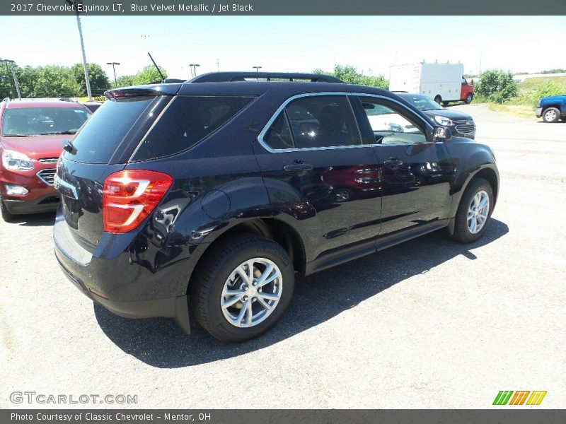 Blue Velvet Metallic / Jet Black 2017 Chevrolet Equinox LT