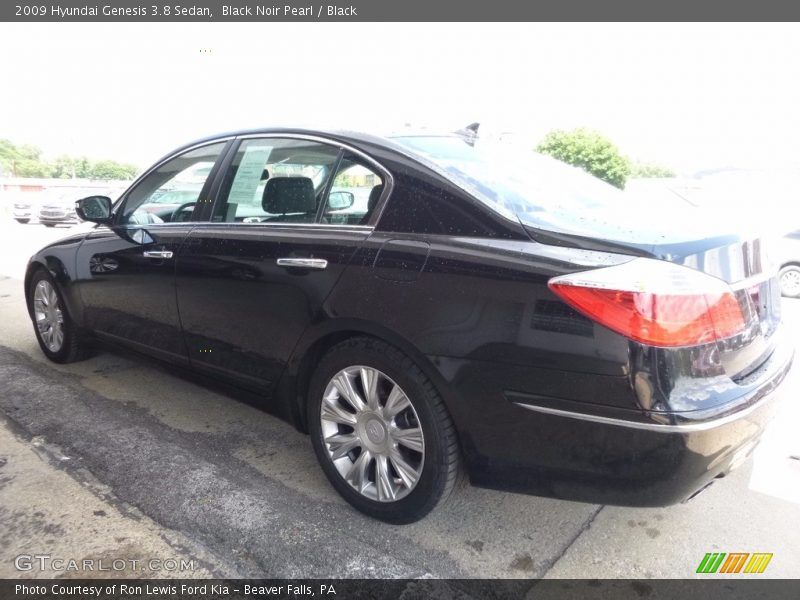 Black Noir Pearl / Black 2009 Hyundai Genesis 3.8 Sedan
