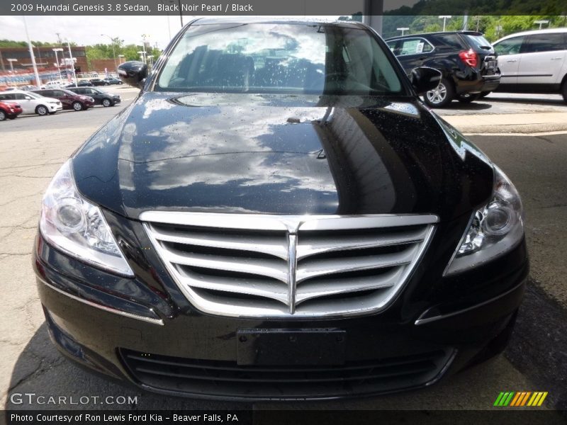 Black Noir Pearl / Black 2009 Hyundai Genesis 3.8 Sedan