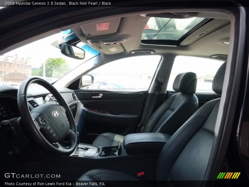 Black Noir Pearl / Black 2009 Hyundai Genesis 3.8 Sedan