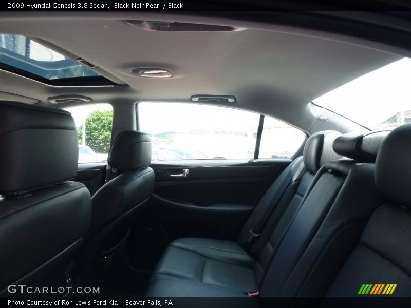Black Noir Pearl / Black 2009 Hyundai Genesis 3.8 Sedan