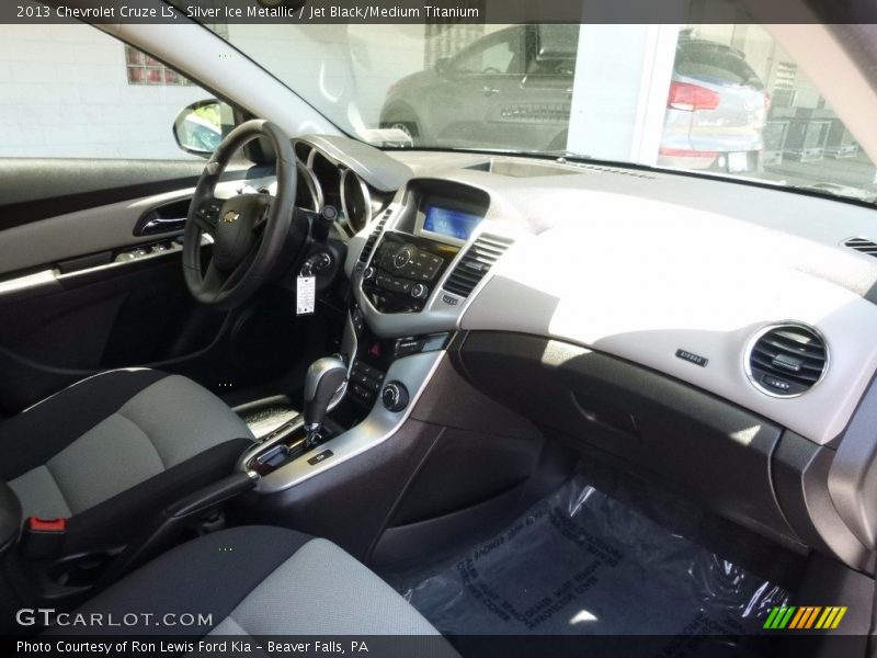 Silver Ice Metallic / Jet Black/Medium Titanium 2013 Chevrolet Cruze LS