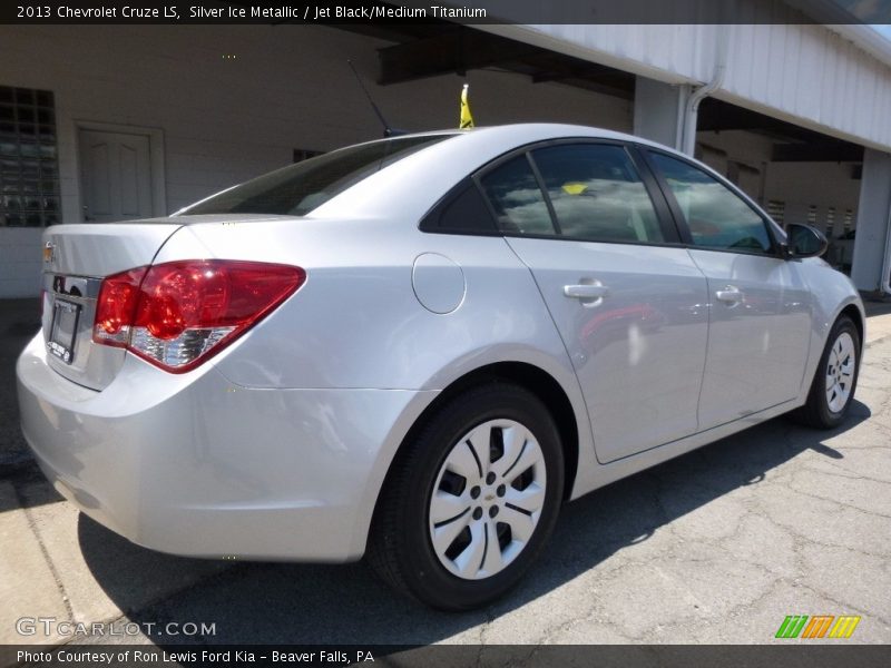 Silver Ice Metallic / Jet Black/Medium Titanium 2013 Chevrolet Cruze LS