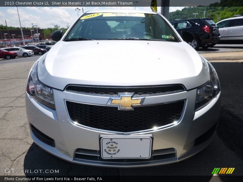 Silver Ice Metallic / Jet Black/Medium Titanium 2013 Chevrolet Cruze LS
