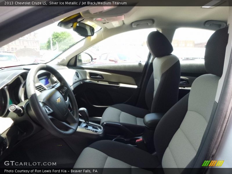 Silver Ice Metallic / Jet Black/Medium Titanium 2013 Chevrolet Cruze LS