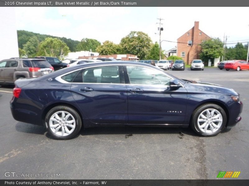 Blue Velvet Metallic / Jet Black/Dark Titanium 2016 Chevrolet Impala LT