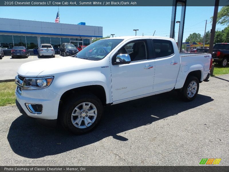 Summit White / Jet Black/Dark Ash 2016 Chevrolet Colorado LT Crew Cab 4x4