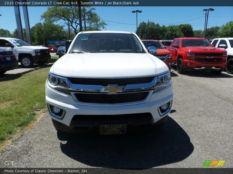 Summit White / Jet Black/Dark Ash 2016 Chevrolet Colorado LT Crew Cab 4x4