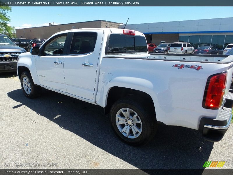 Summit White / Jet Black/Dark Ash 2016 Chevrolet Colorado LT Crew Cab 4x4