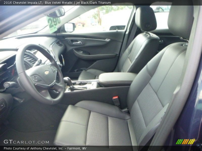 Blue Velvet Metallic / Jet Black/Dark Titanium 2016 Chevrolet Impala LT