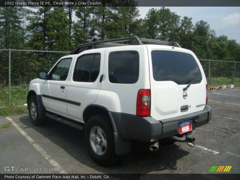 Cloud White / Gray Celadon 2002 Nissan Xterra SE V6