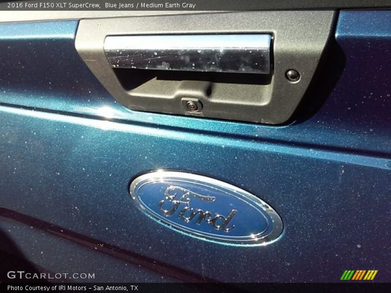 Blue Jeans / Medium Earth Gray 2016 Ford F150 XLT SuperCrew