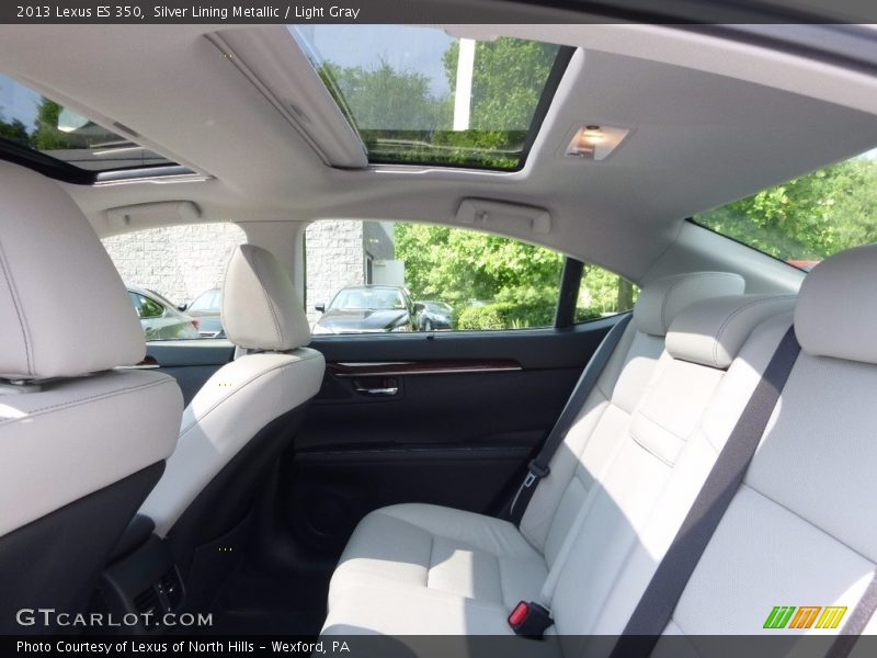 Silver Lining Metallic / Light Gray 2013 Lexus ES 350