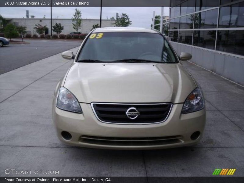 Velvet Beige / Blond 2003 Nissan Altima 2.5 S
