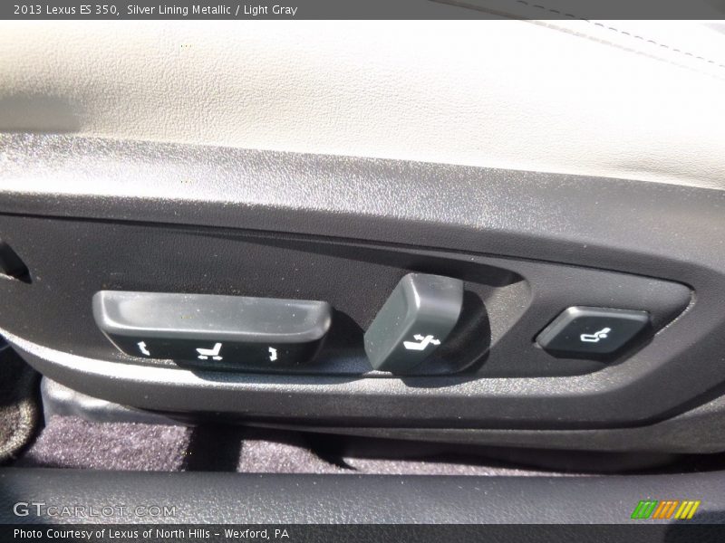 Silver Lining Metallic / Light Gray 2013 Lexus ES 350