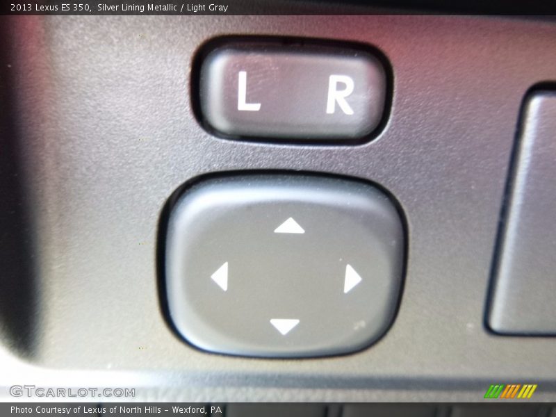 Silver Lining Metallic / Light Gray 2013 Lexus ES 350