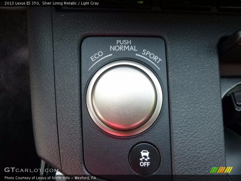Silver Lining Metallic / Light Gray 2013 Lexus ES 350