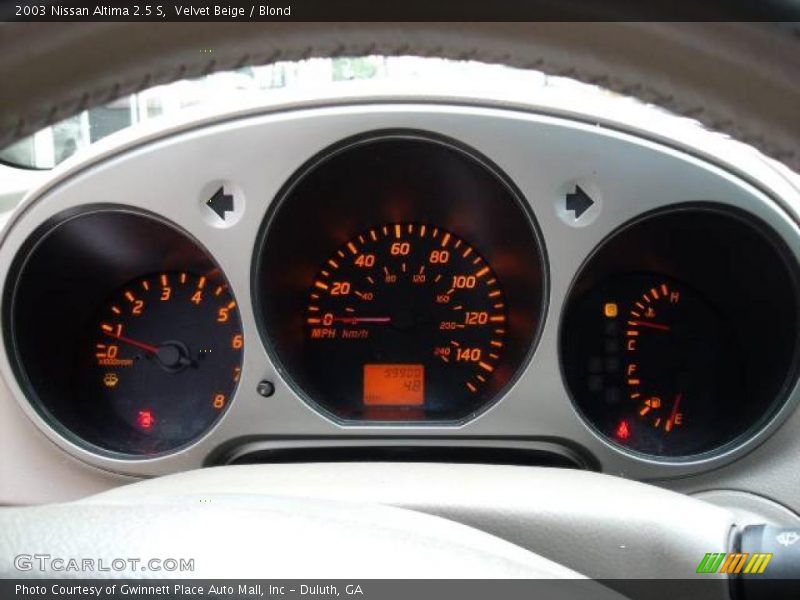 Velvet Beige / Blond 2003 Nissan Altima 2.5 S