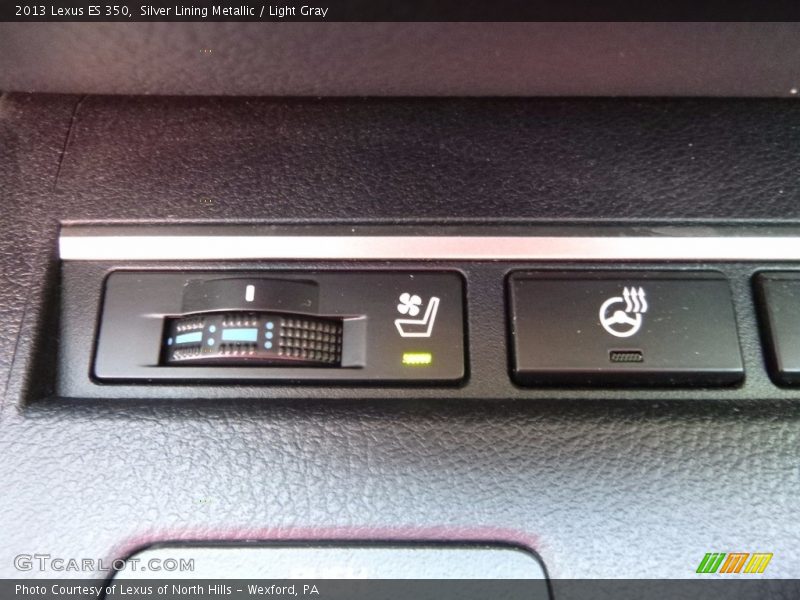 Silver Lining Metallic / Light Gray 2013 Lexus ES 350