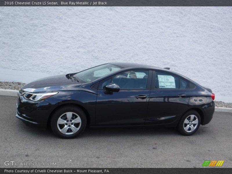Blue Ray Metallic / Jet Black 2016 Chevrolet Cruze LS Sedan