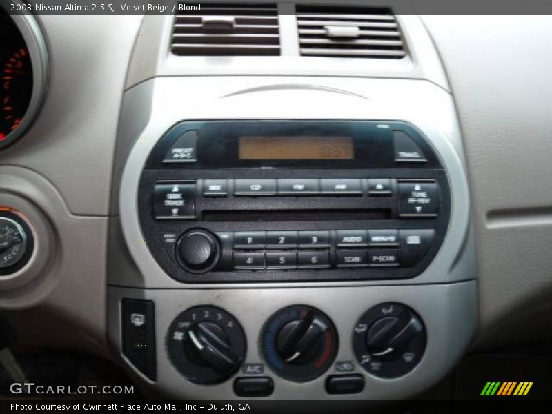 Velvet Beige / Blond 2003 Nissan Altima 2.5 S