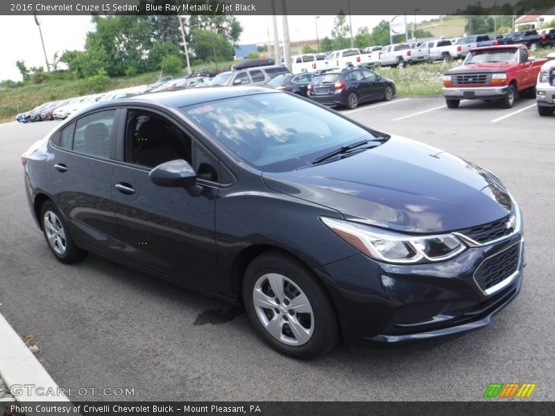 Blue Ray Metallic / Jet Black 2016 Chevrolet Cruze LS Sedan