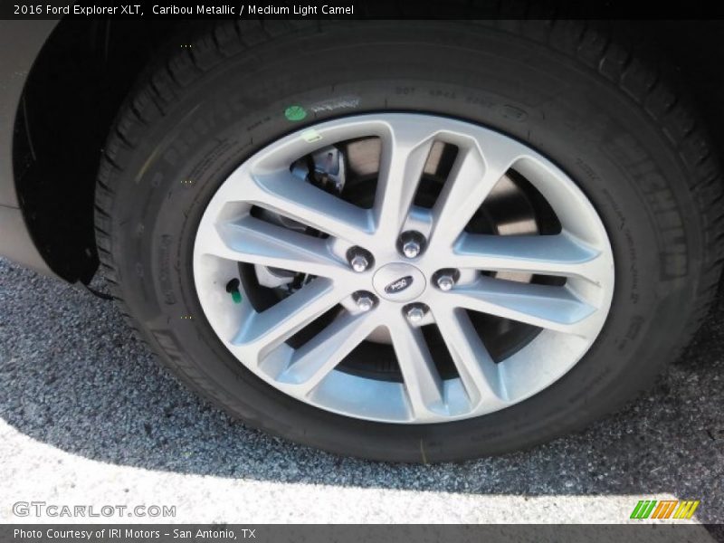 Caribou Metallic / Medium Light Camel 2016 Ford Explorer XLT