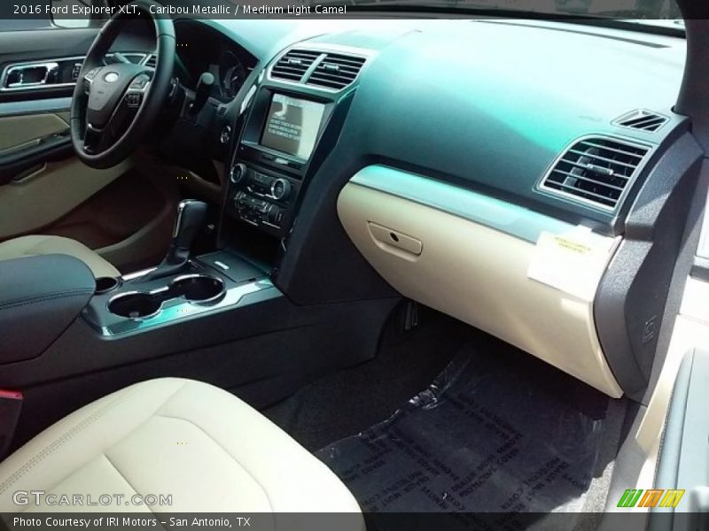 Caribou Metallic / Medium Light Camel 2016 Ford Explorer XLT