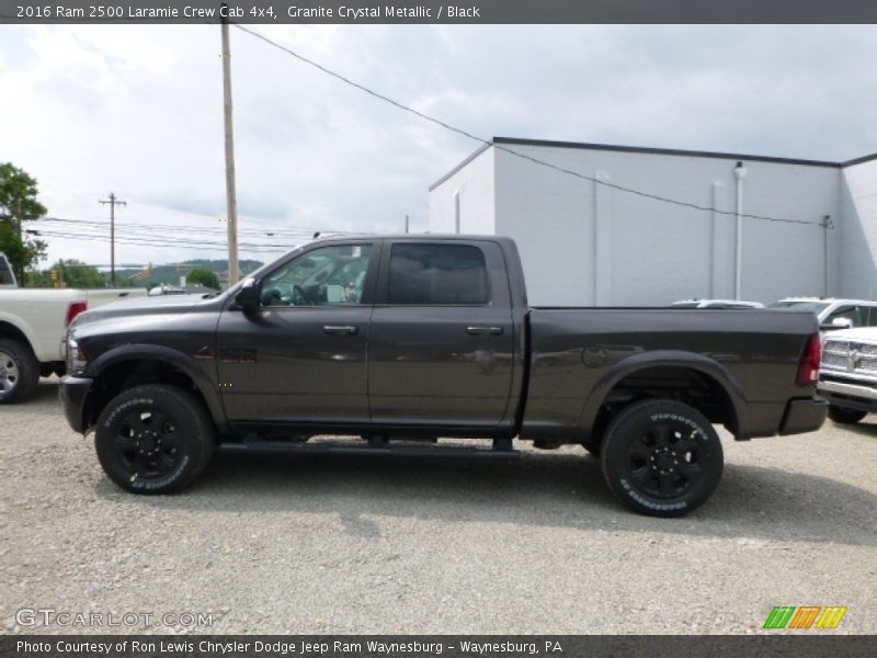 Granite Crystal Metallic / Black 2016 Ram 2500 Laramie Crew Cab 4x4