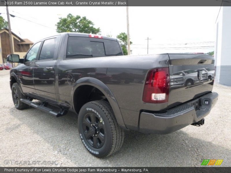 Granite Crystal Metallic / Black 2016 Ram 2500 Laramie Crew Cab 4x4