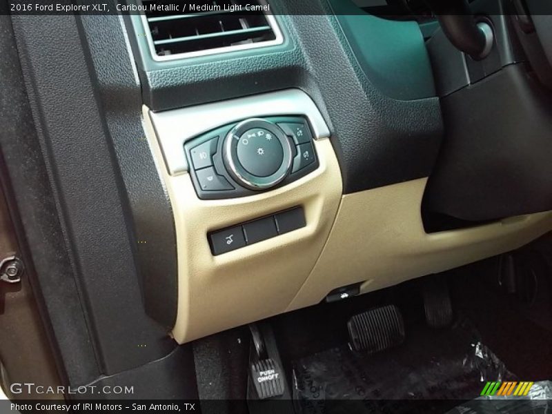 Caribou Metallic / Medium Light Camel 2016 Ford Explorer XLT