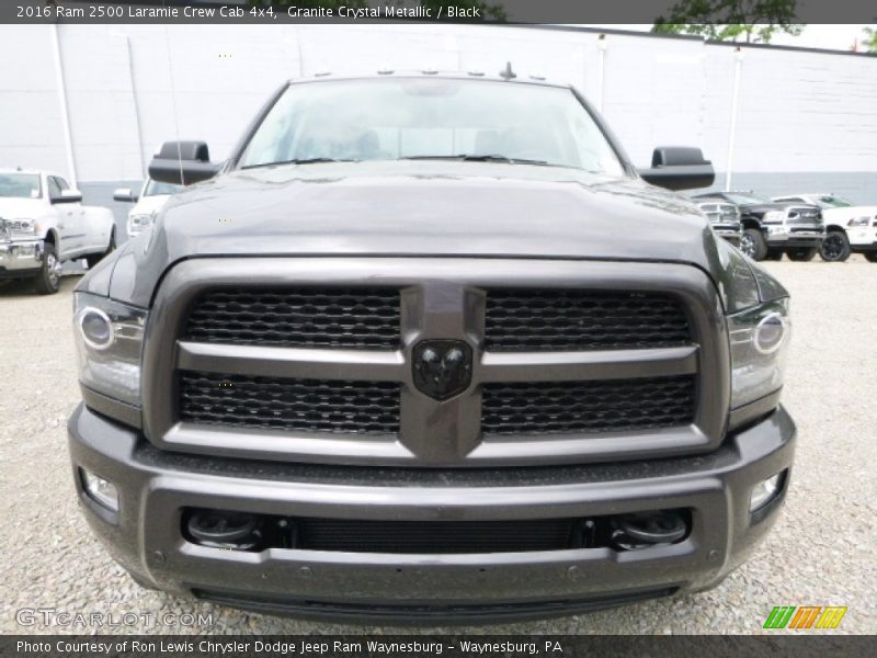 Granite Crystal Metallic / Black 2016 Ram 2500 Laramie Crew Cab 4x4
