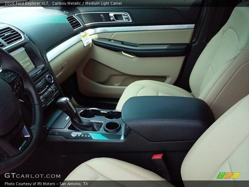 Caribou Metallic / Medium Light Camel 2016 Ford Explorer XLT