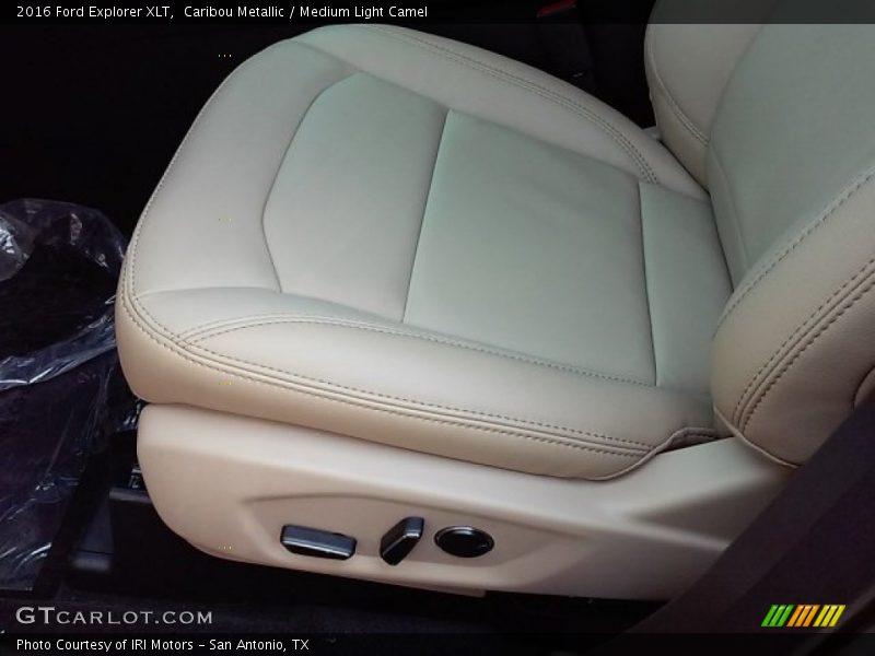 Caribou Metallic / Medium Light Camel 2016 Ford Explorer XLT