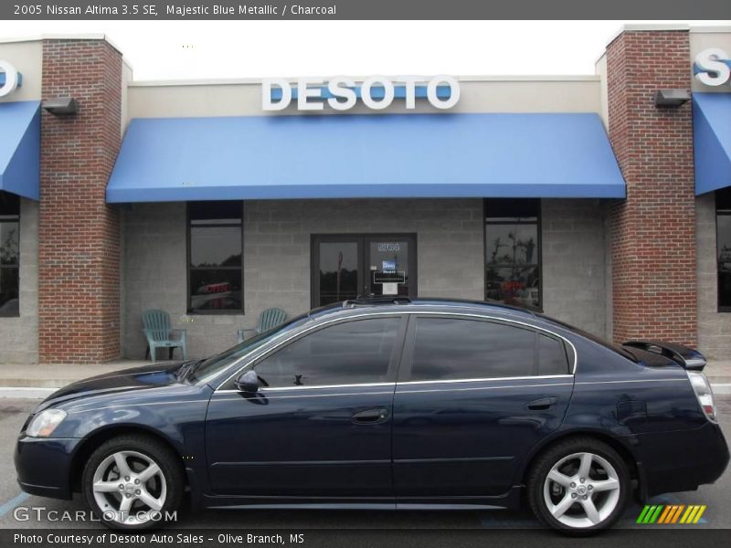 Majestic Blue Metallic / Charcoal 2005 Nissan Altima 3.5 SE