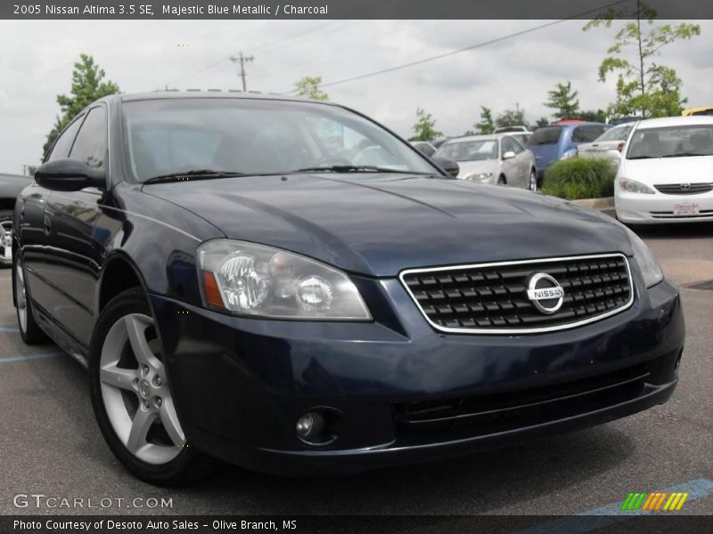 Majestic Blue Metallic / Charcoal 2005 Nissan Altima 3.5 SE