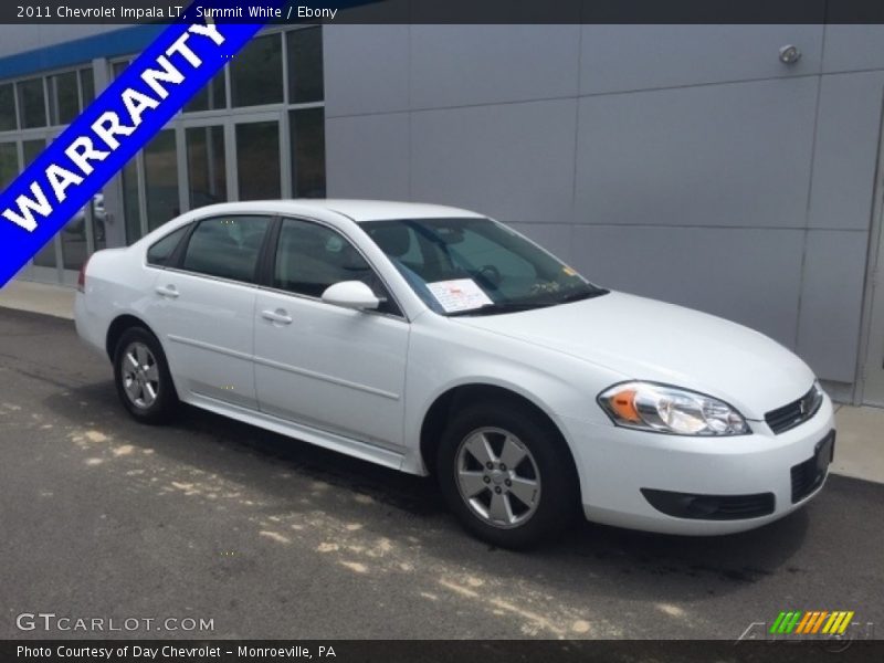 Summit White / Ebony 2011 Chevrolet Impala LT