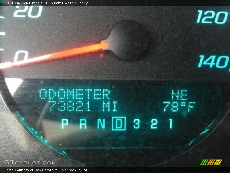Summit White / Ebony 2011 Chevrolet Impala LT
