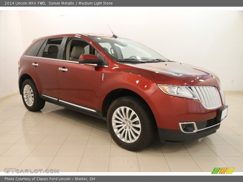 Sunset Metallic / Medium Light Stone 2014 Lincoln MKX FWD