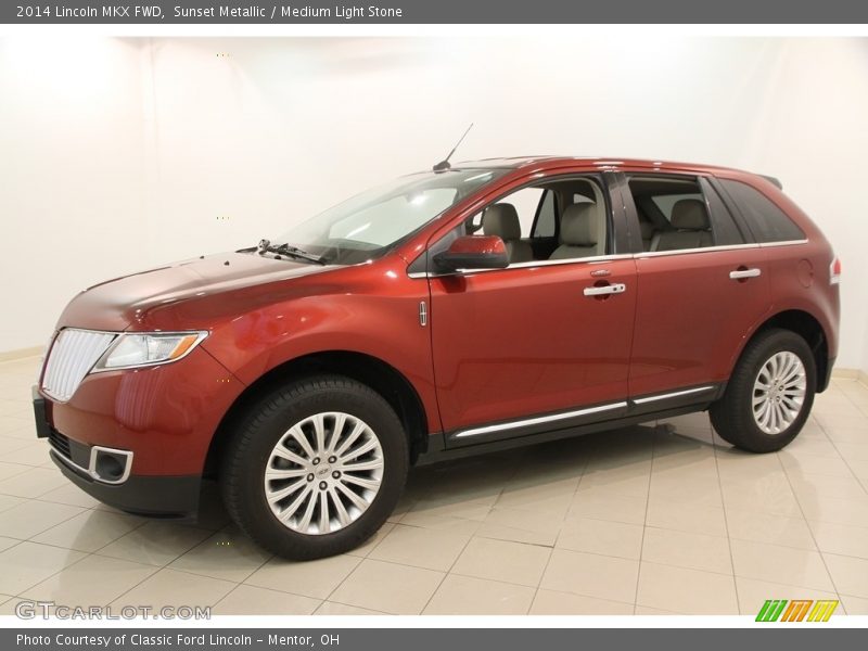 Sunset Metallic / Medium Light Stone 2014 Lincoln MKX FWD