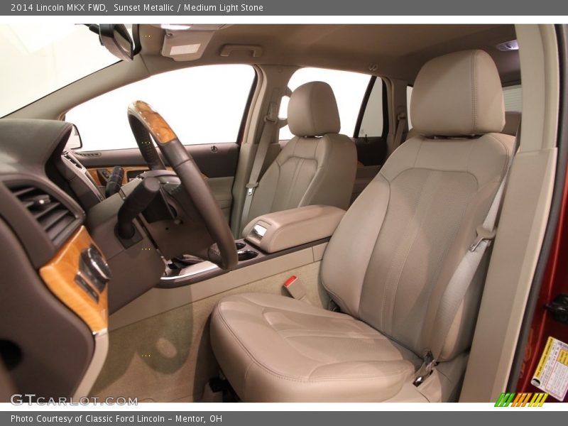 Sunset Metallic / Medium Light Stone 2014 Lincoln MKX FWD