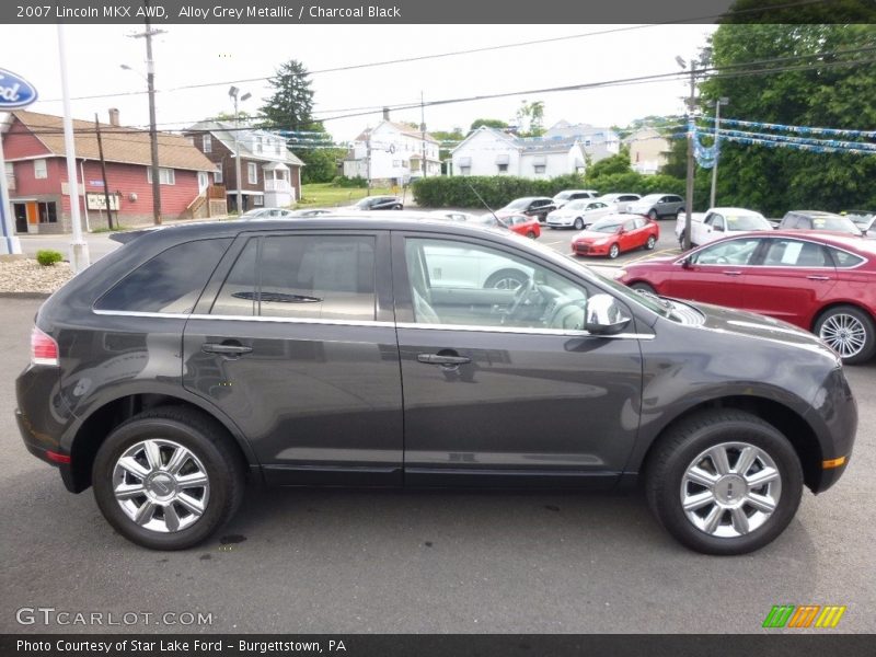 Alloy Grey Metallic / Charcoal Black 2007 Lincoln MKX AWD